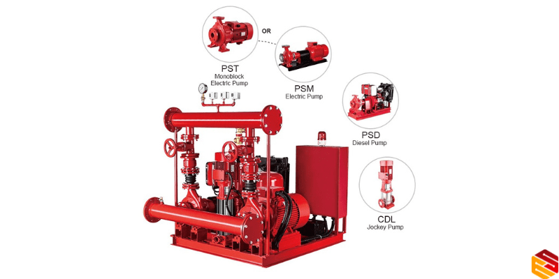 اجزای پمپ آتش نشانی
