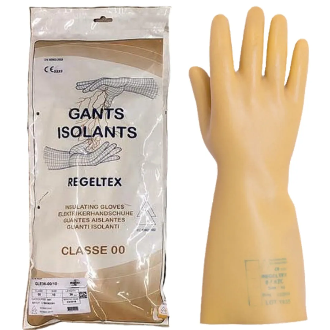 دستکش عایق برق کلاس 00 رجلتکس دستکش عایق برق کلاس 00 رجلتکس